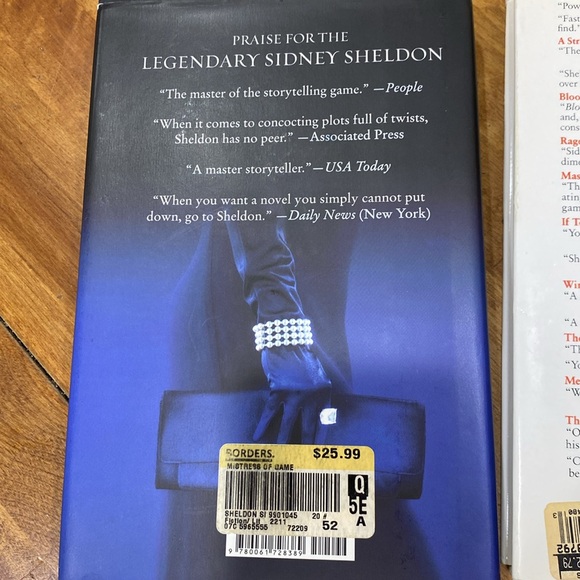 Set of 2, Sidney Sheldon, hardcover, used books. - Picture 6 of 13